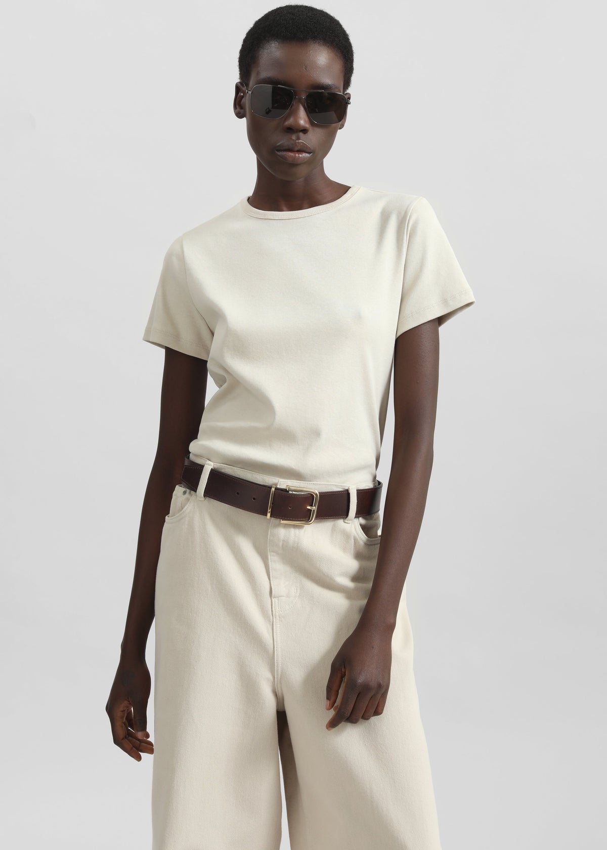Eben Baby Tee - Light Beige – view 3 of 6