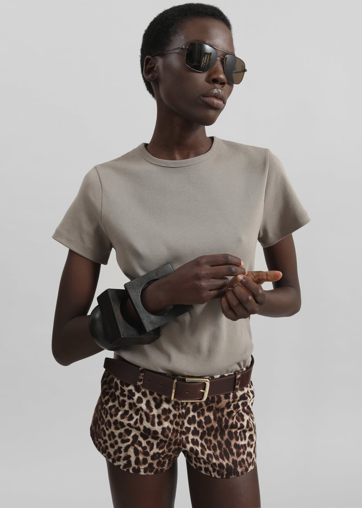 Eben Baby Tee - Taupe – view 5 of 7