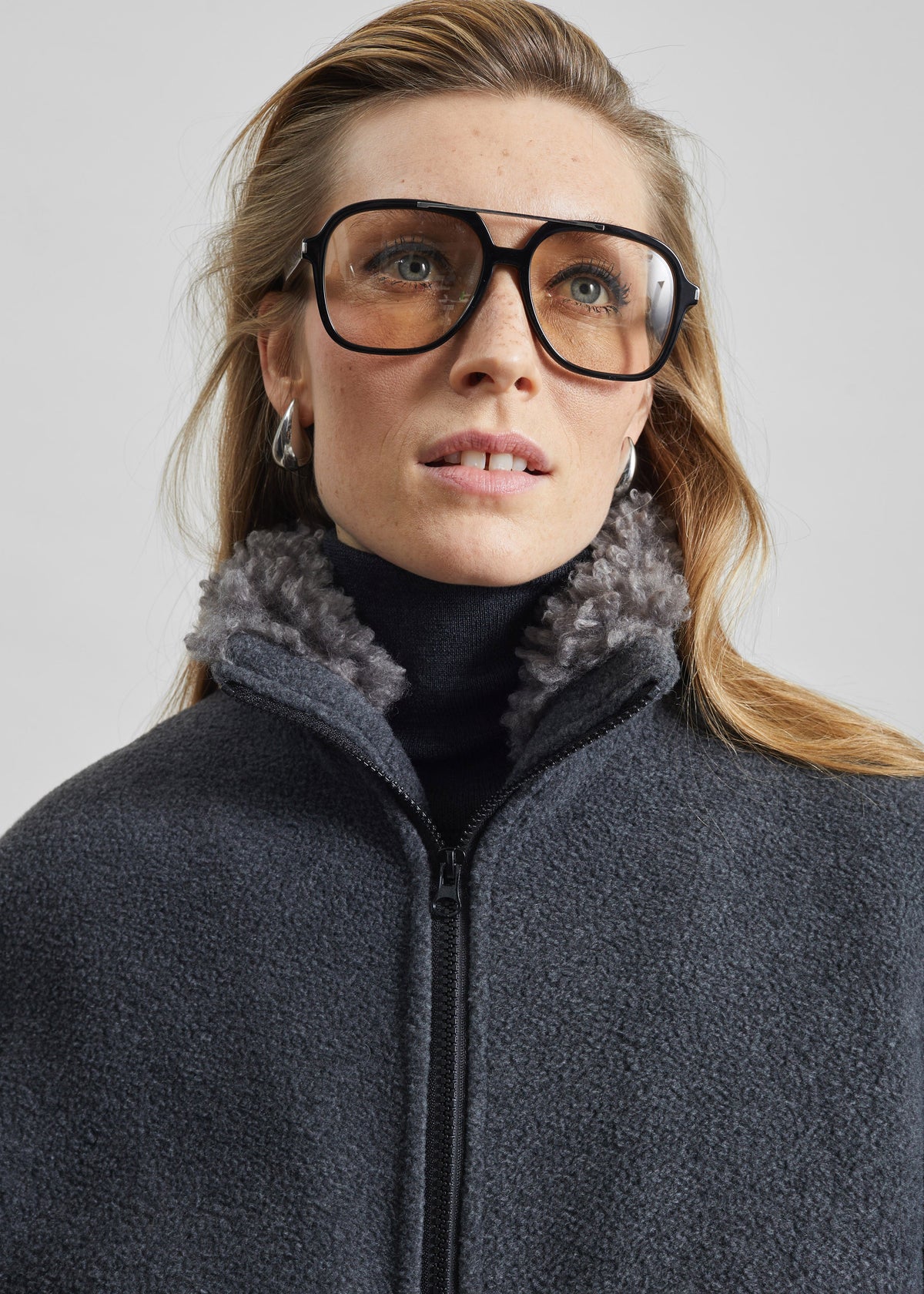 Edane Fleece Jacket - Dark Grey – view 3 of 6