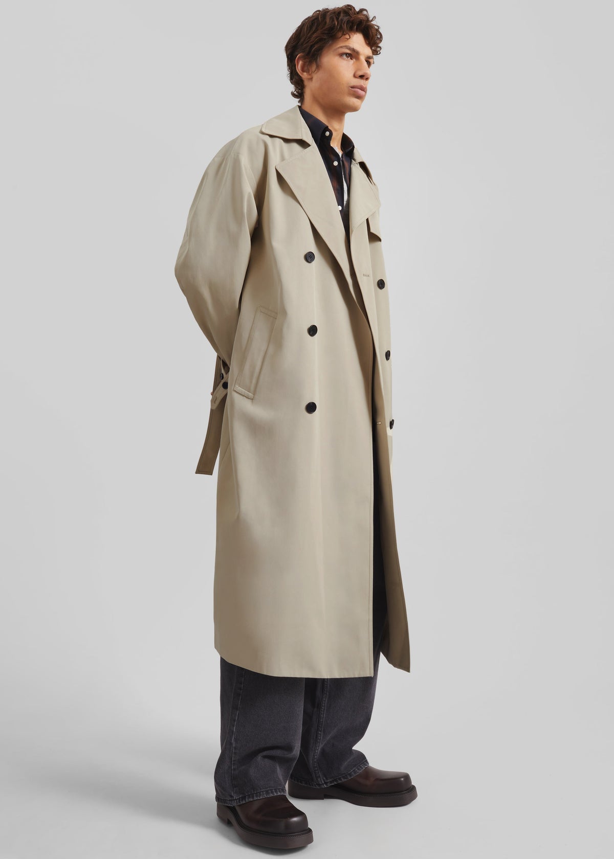 Edris Trench Coat - Beige – view 3 of 7