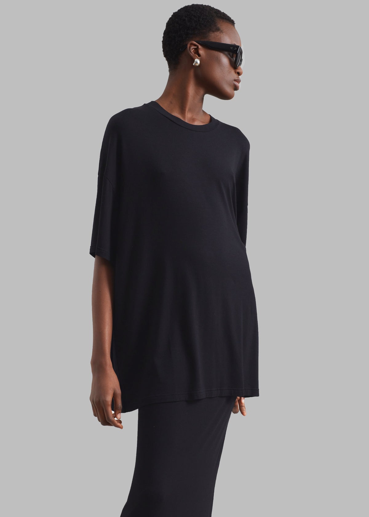 Ella Boxy Tee - Black – view 1 of 7