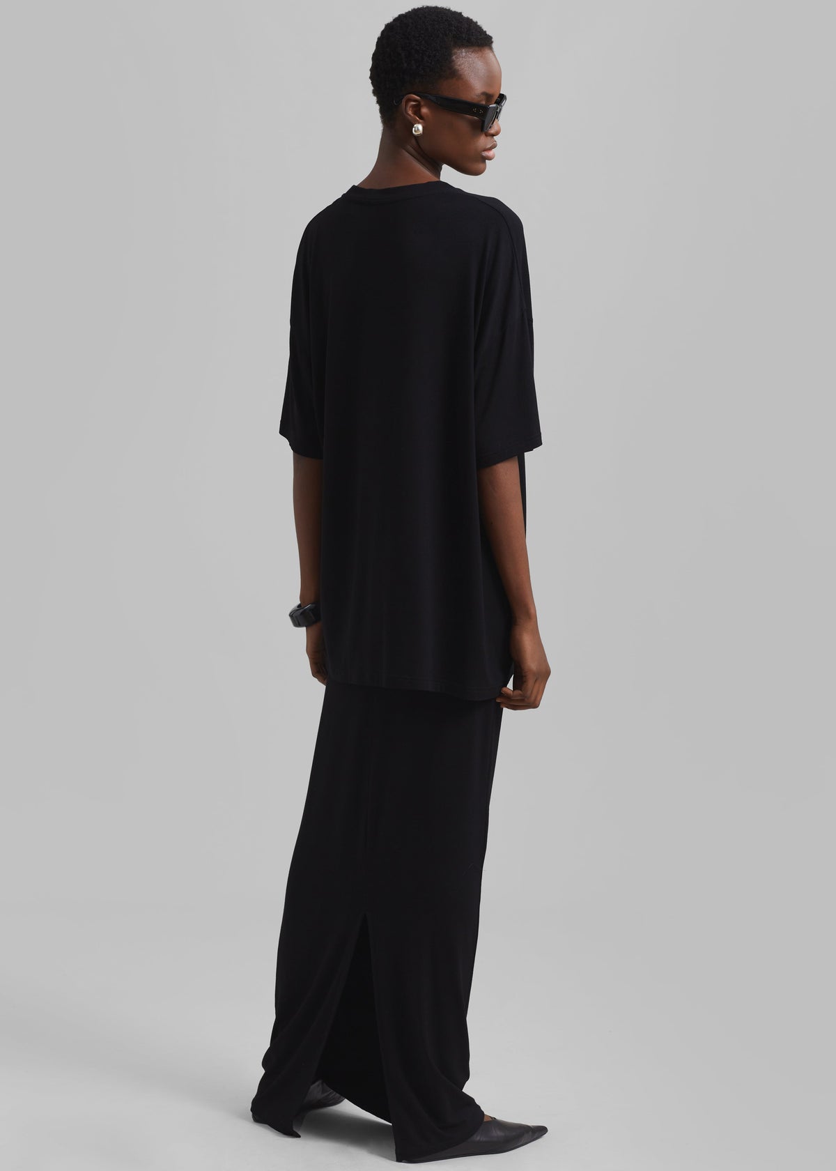 Ella Boxy Tee - Black – view 6 of 7