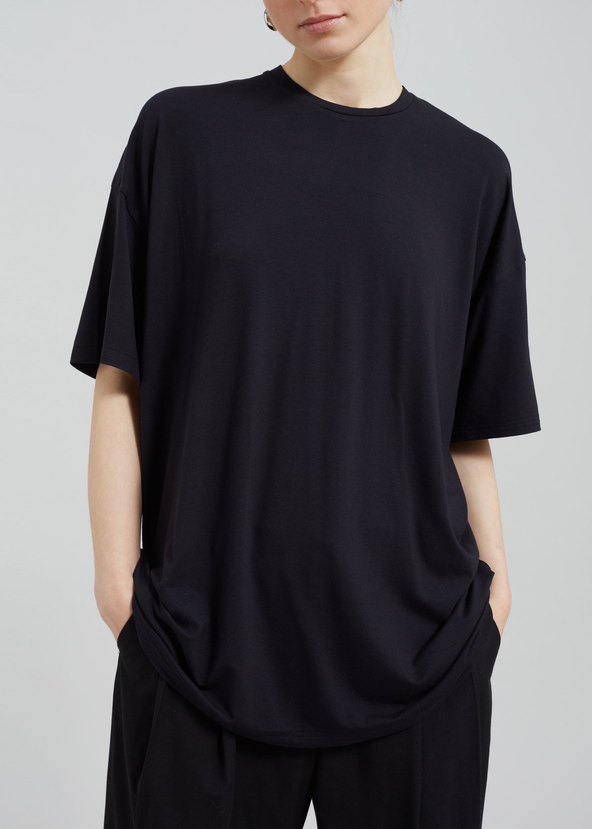 Ella Boxy Tee - Black – view 4 of 7
