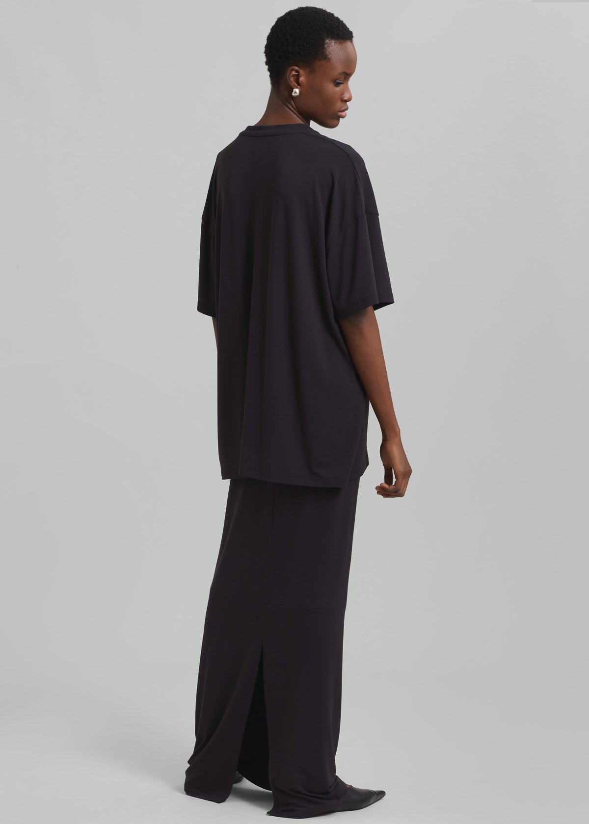 Ella Maxi Skirt - Dark Plum – view 7 of 8