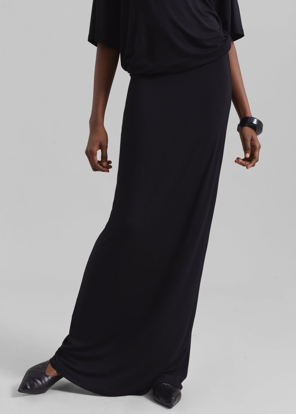 Ella Maxi Skirt - Black – view 2 of 8