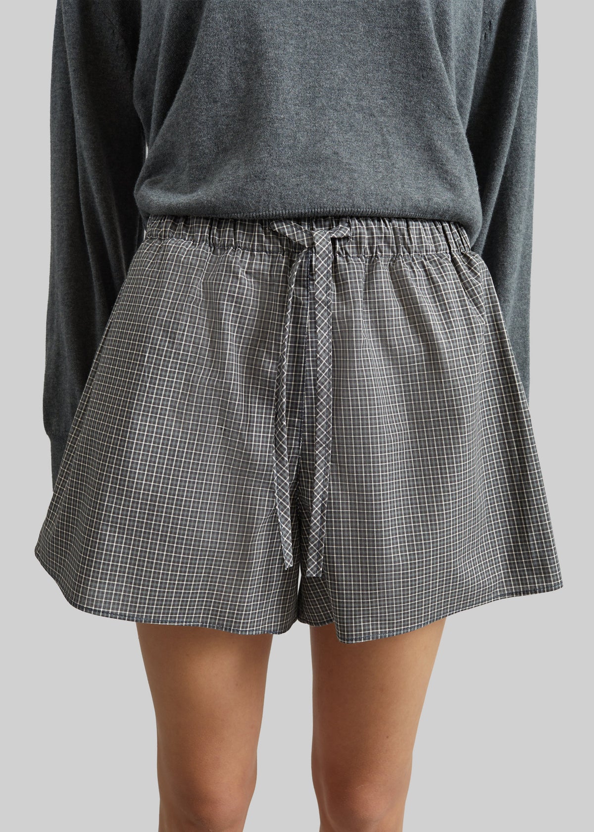Ello Boxer Shorts - Checked Grey – view 4 of 6