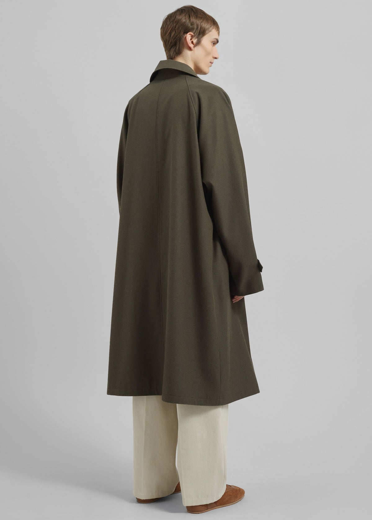 Emil Wool-Blend Trench - Army Green – view 8 of 9