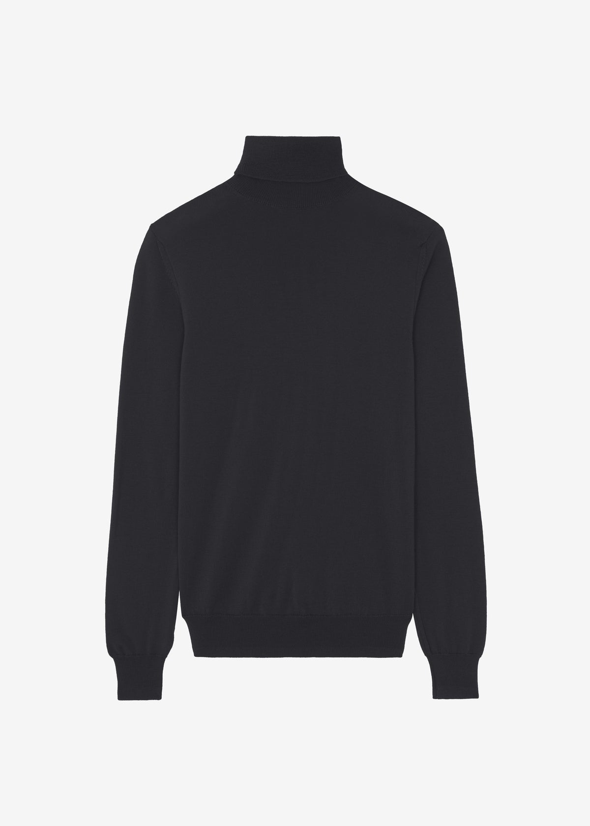 Eve Thin Turtleneck Sweater - Dark Grey Melange – view 10 of 10