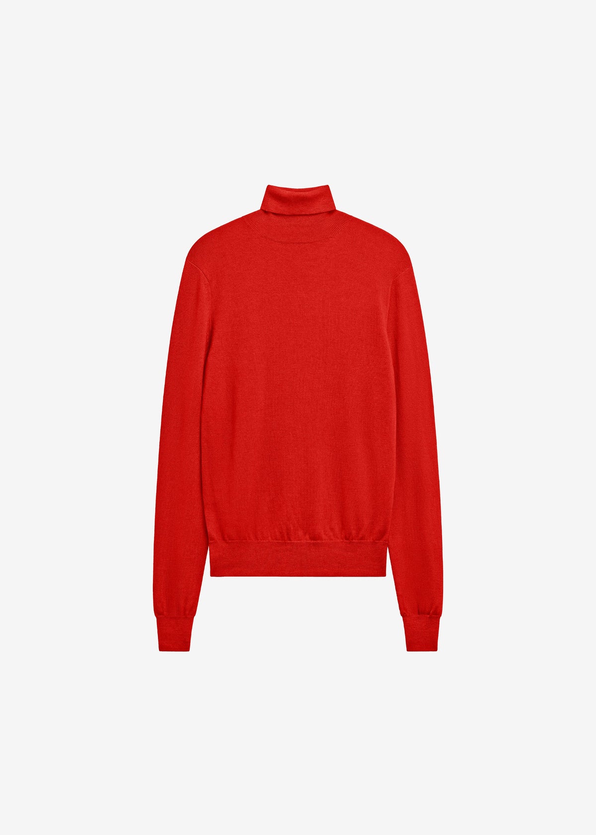 Eve Thin Turtleneck Sweater - Red – view 7 of 7