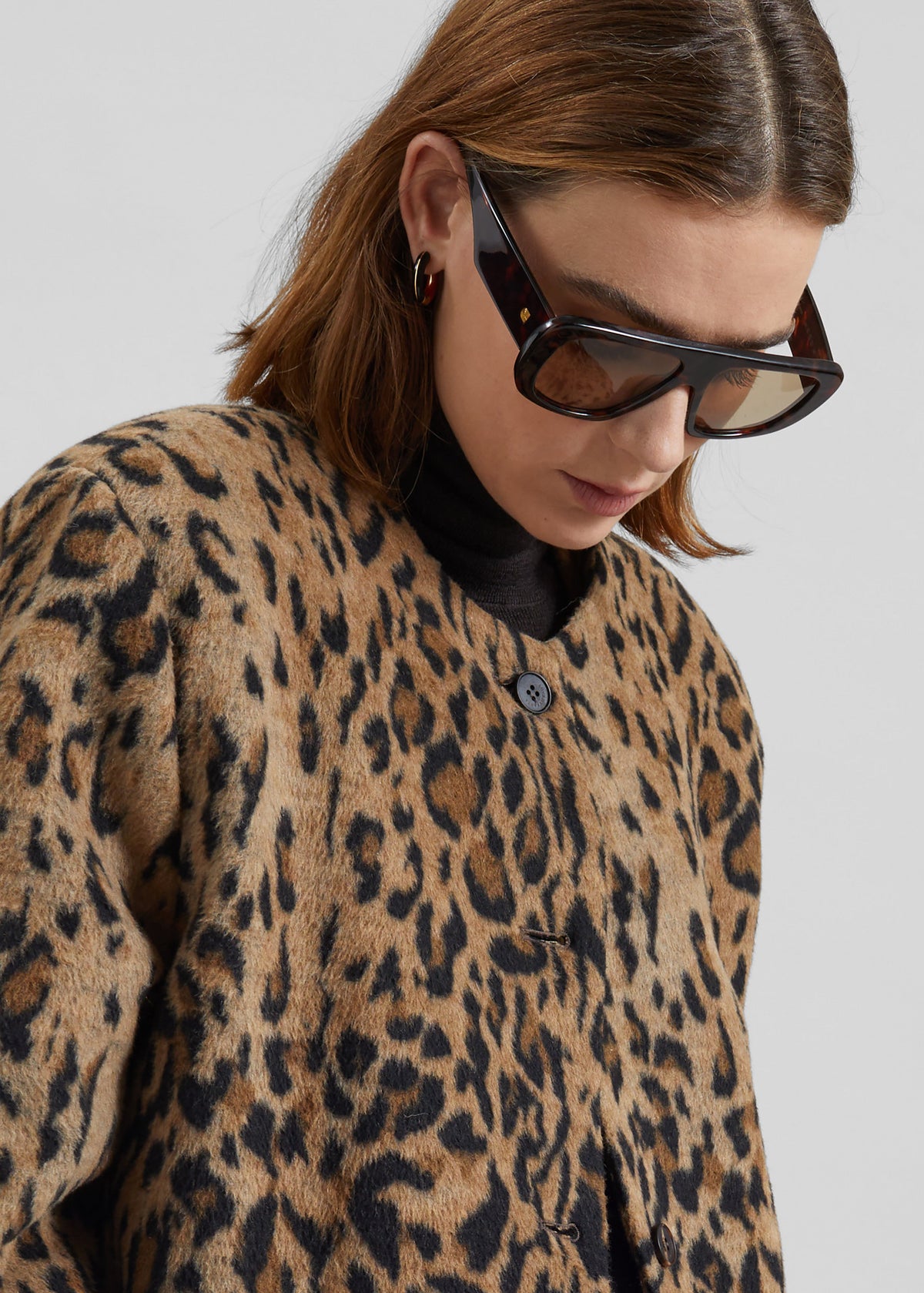Evolene Boxy Jacket - Leopard Brown – view 5 of 13
