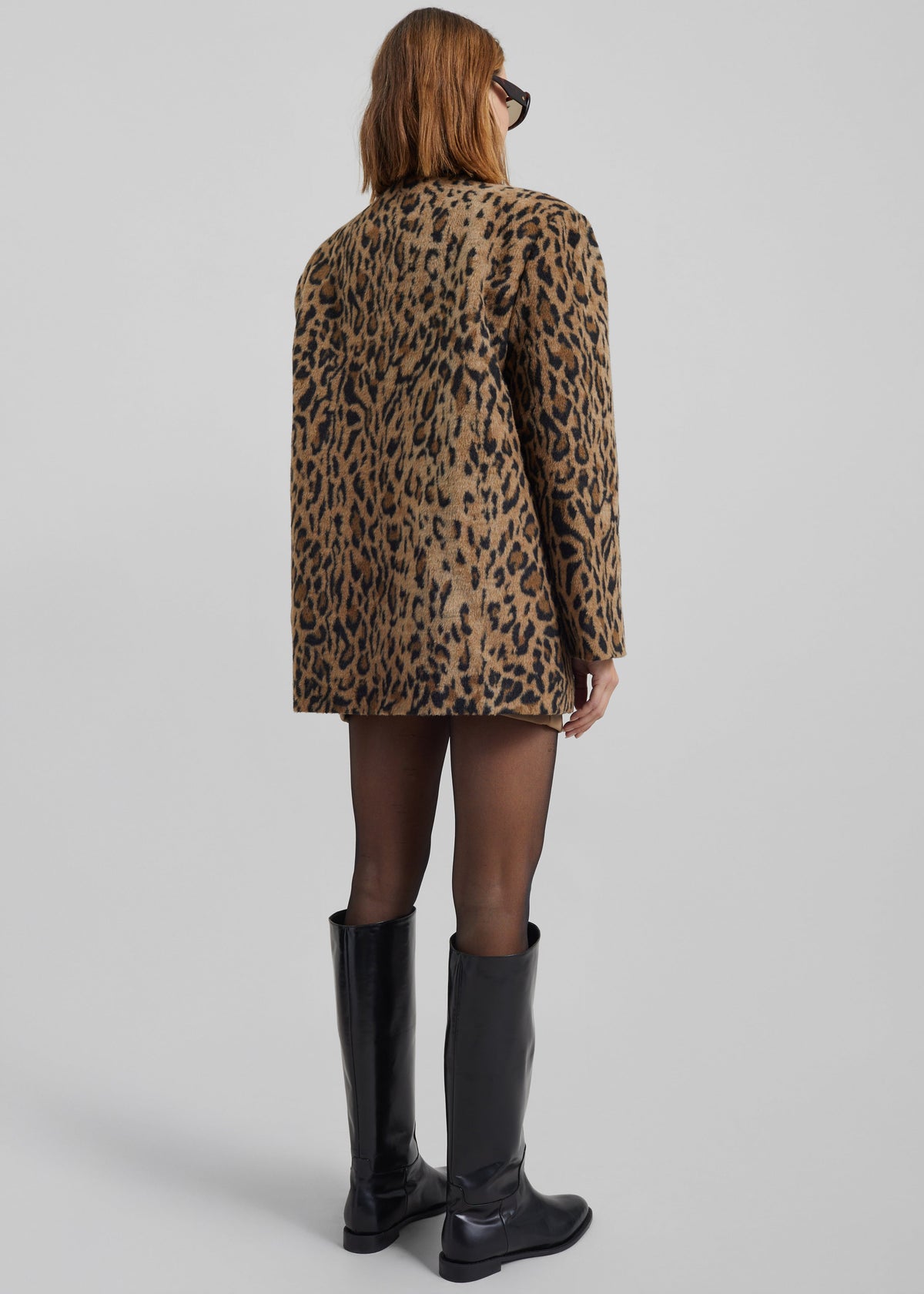 Evolene Boxy Jacket - Leopard Brown – view 9 of 13