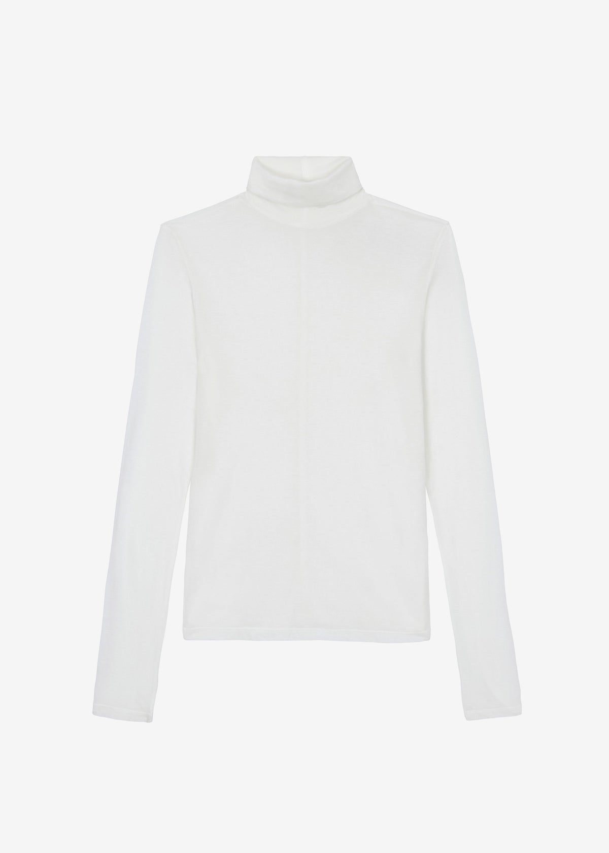 Evren Sheer Turtleneck - White – view 8 of 8