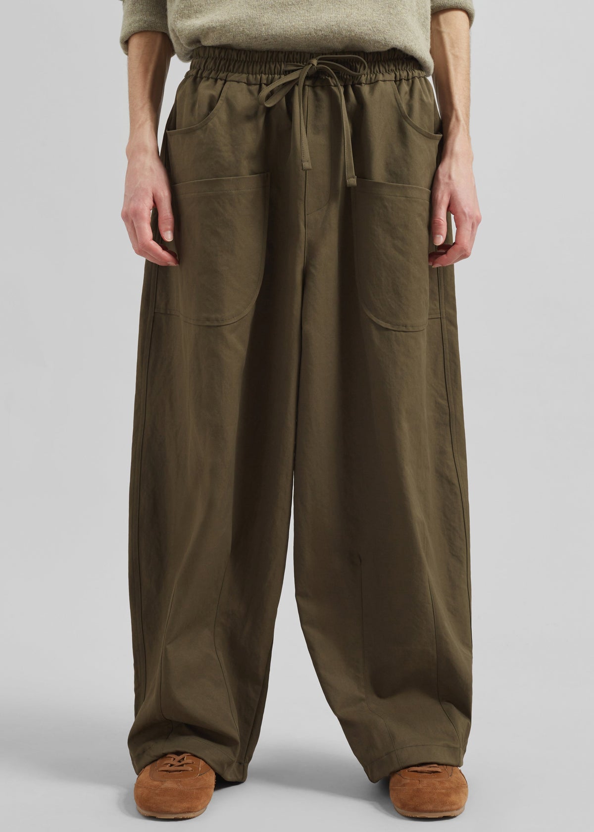 Fae Balloon Pants - Army Green – view 4 of 8