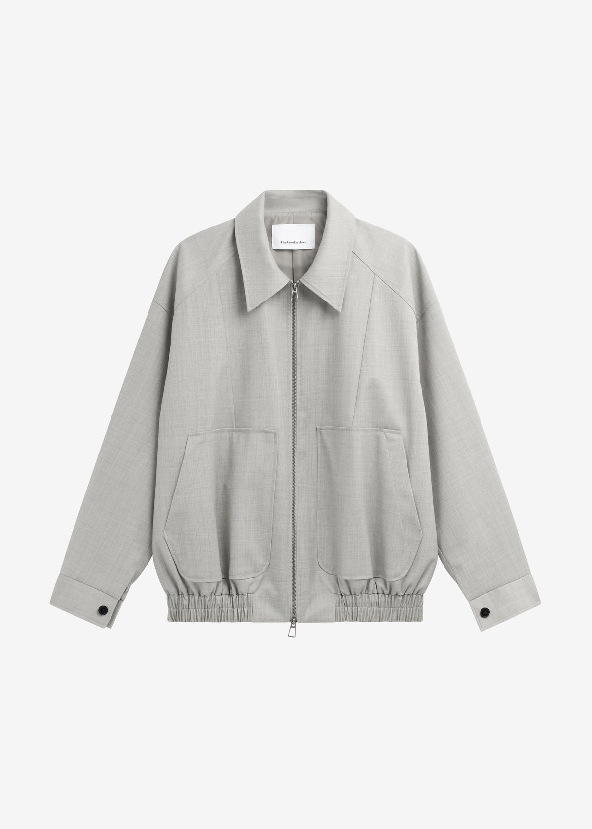 Felix Textured Jacket - Greige Melange – view 10 of 10