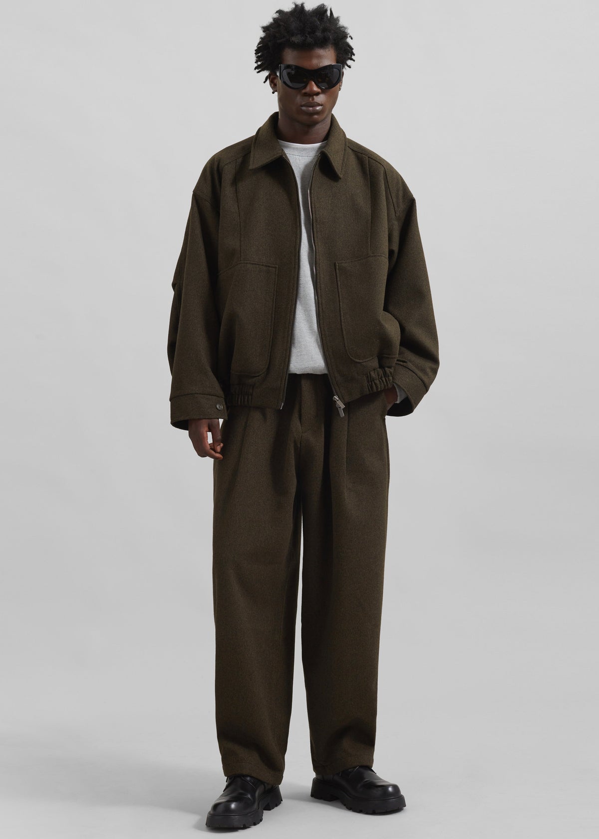 Felix Trousers - Dark Olive – view 1 of 9