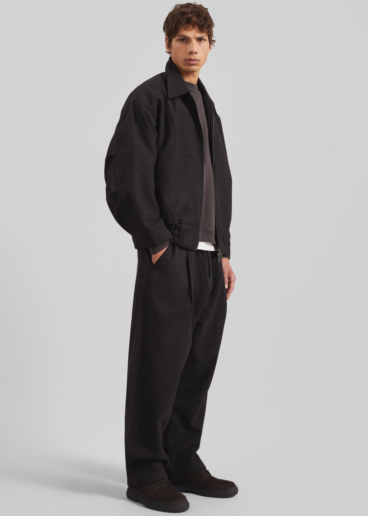 Felix Wool Blend Jacket - Black – view 5 of 7