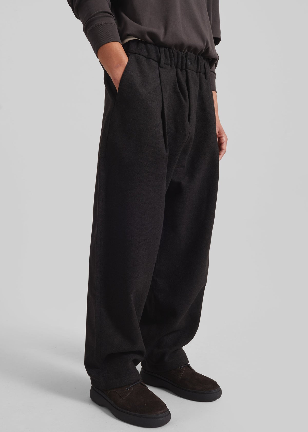 Felix Wool Blend Trousers - Black – view 5 of 9