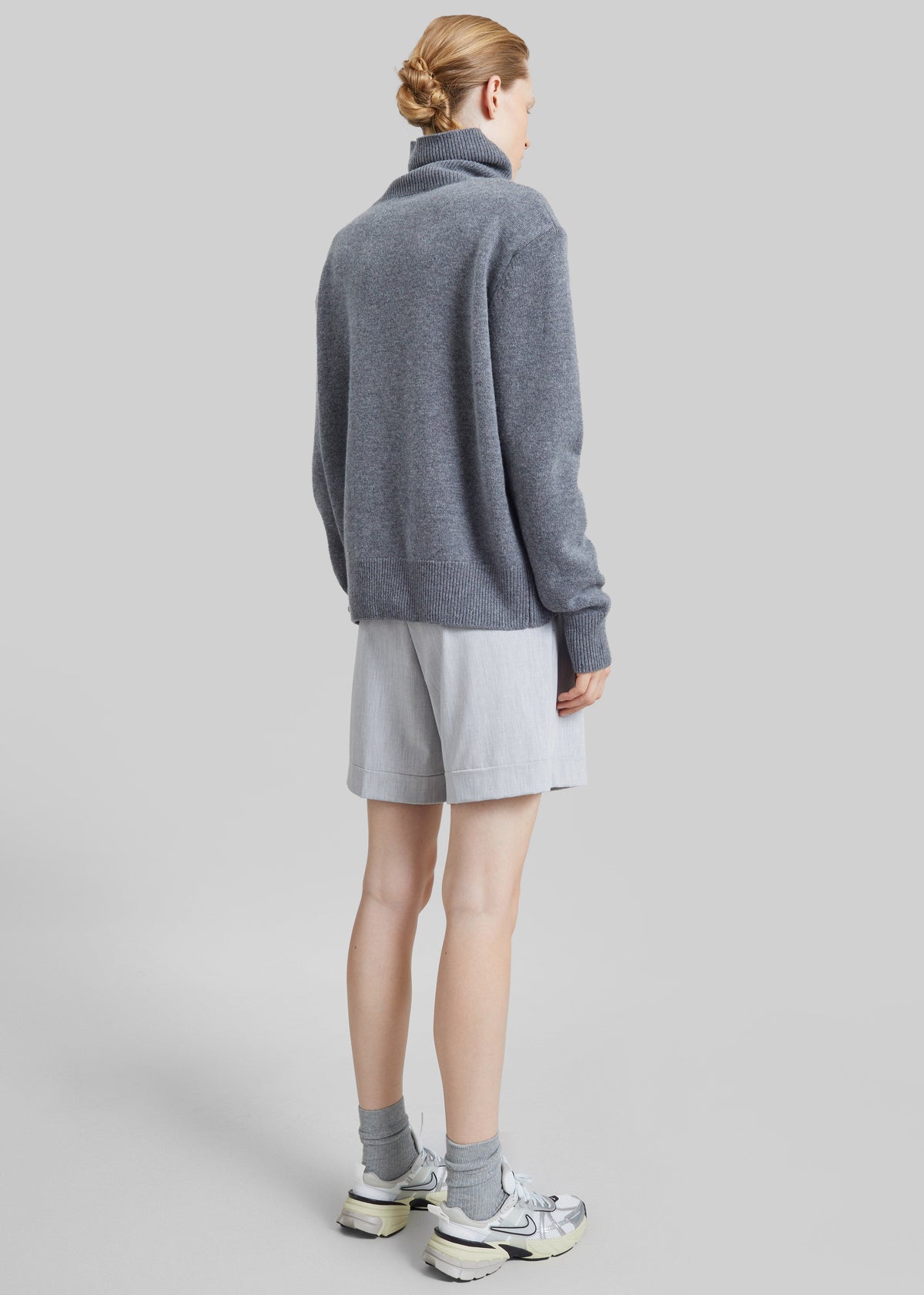 Gala Padded Knit Turtleneck - Dark Grey – view 6 of 7