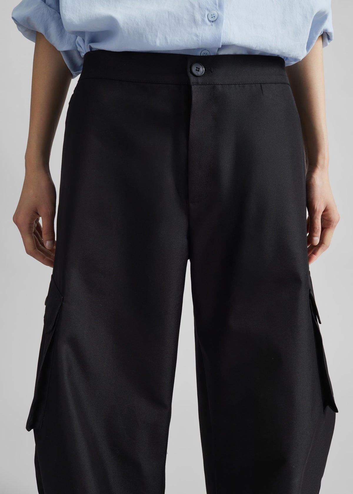 Geilo Barrel Leg Pants - Black – view 4 of 8