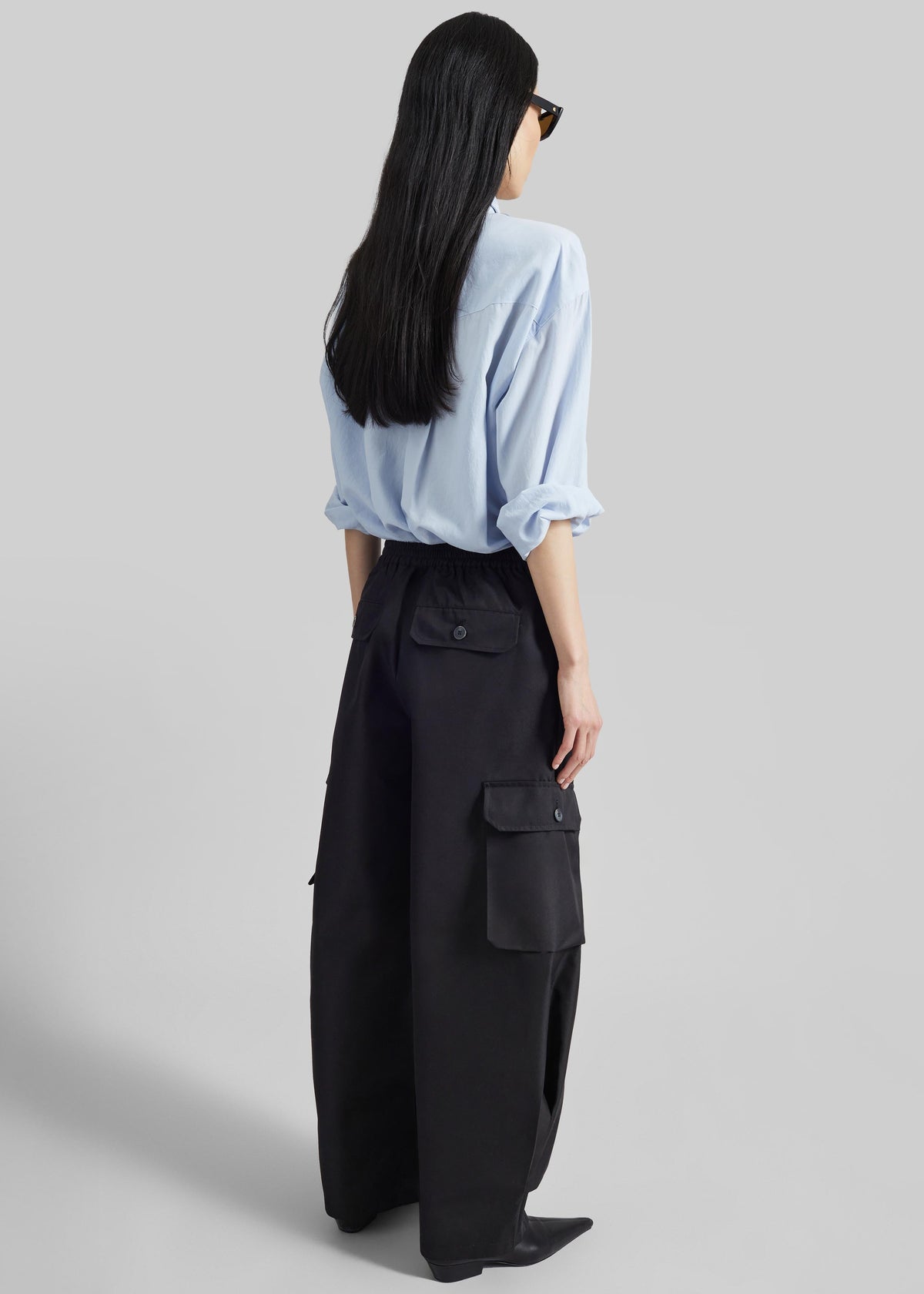 Geilo Barrel Leg Pants - Black – view 7 of 8