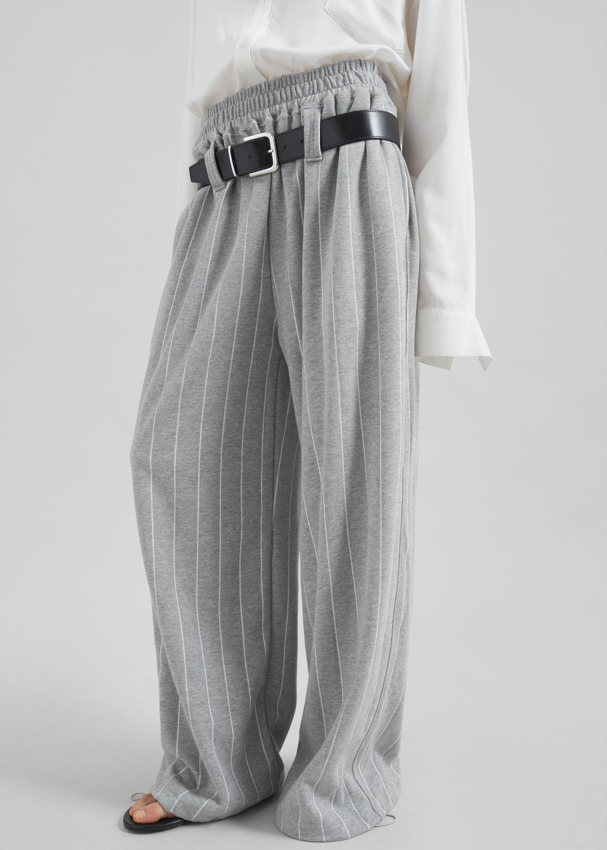 Gisby Striped Joggers - Grey – view 1 of 8
