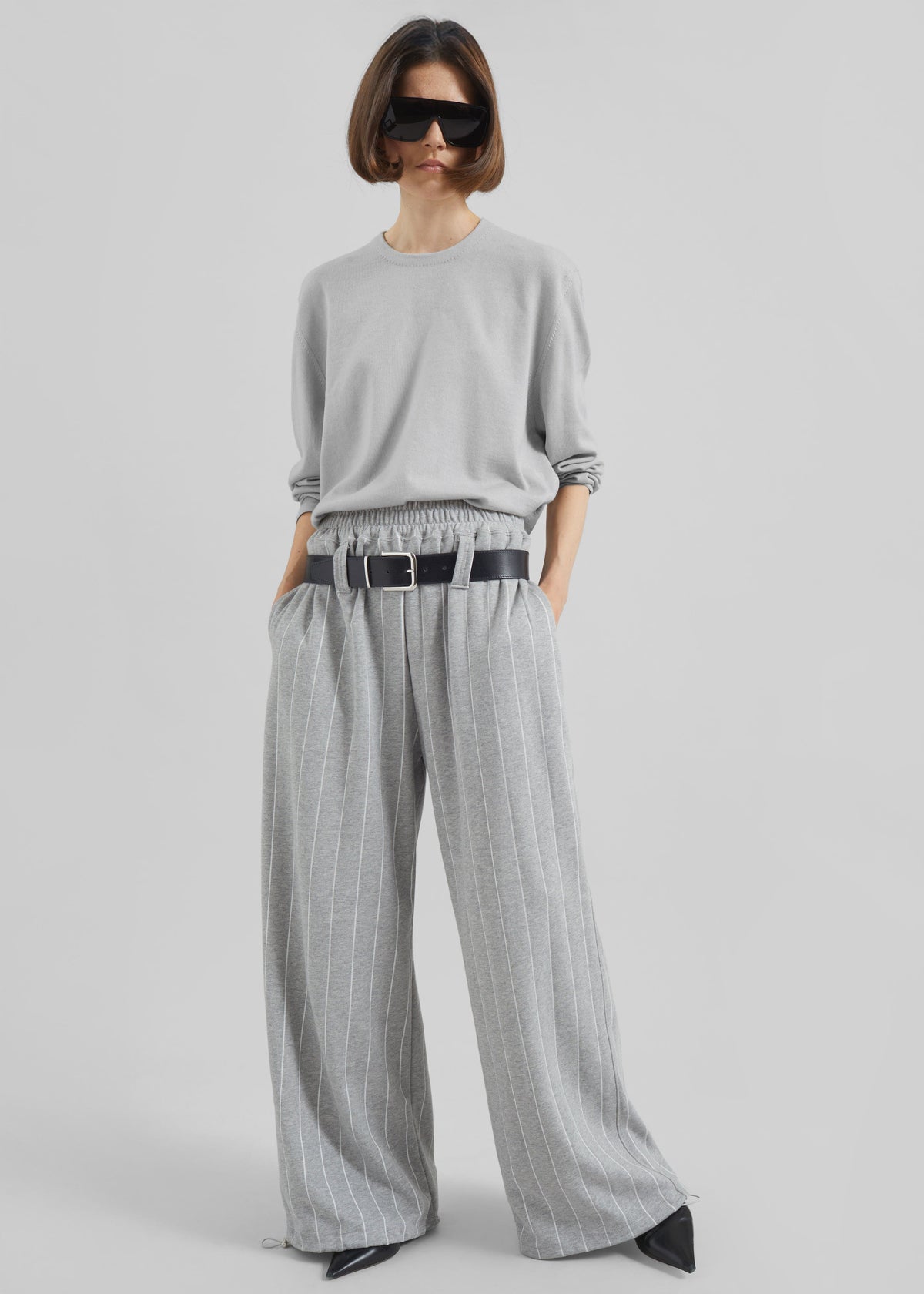 Gisby Striped Joggers - Grey – view 4 of 8