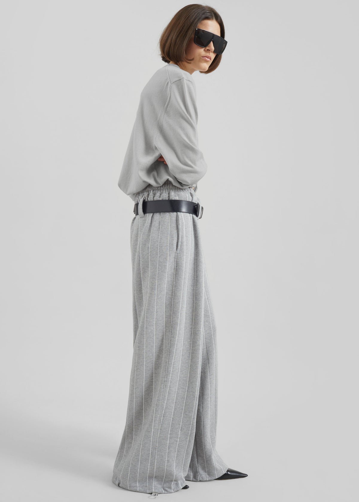 Gisby Striped Joggers - Grey – view 6 of 8
