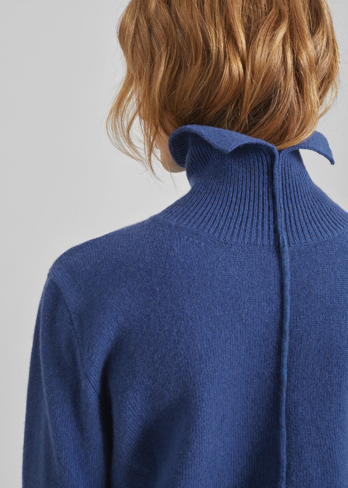 Grenaa Wool Turtleneck Sweater - Blue – view 2 of 7