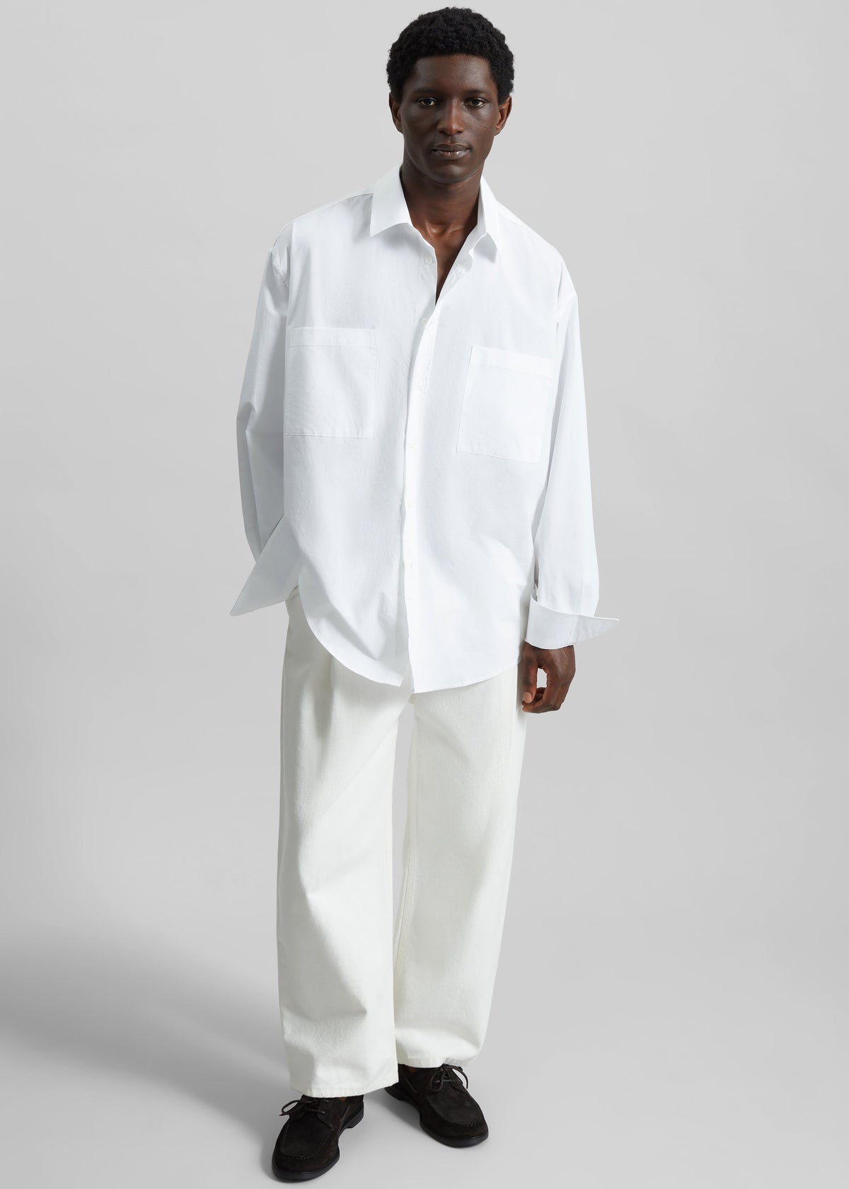 Gus Oversized Shirt - White – view 8 of 10