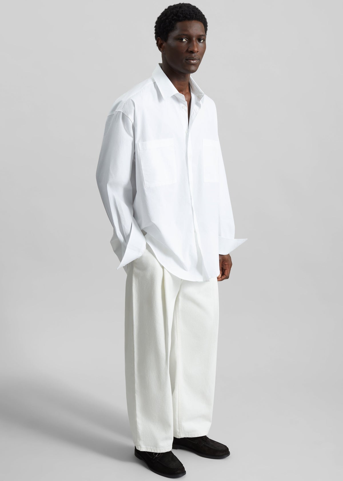 Gus Oversized Shirt - White – view 6 of 10