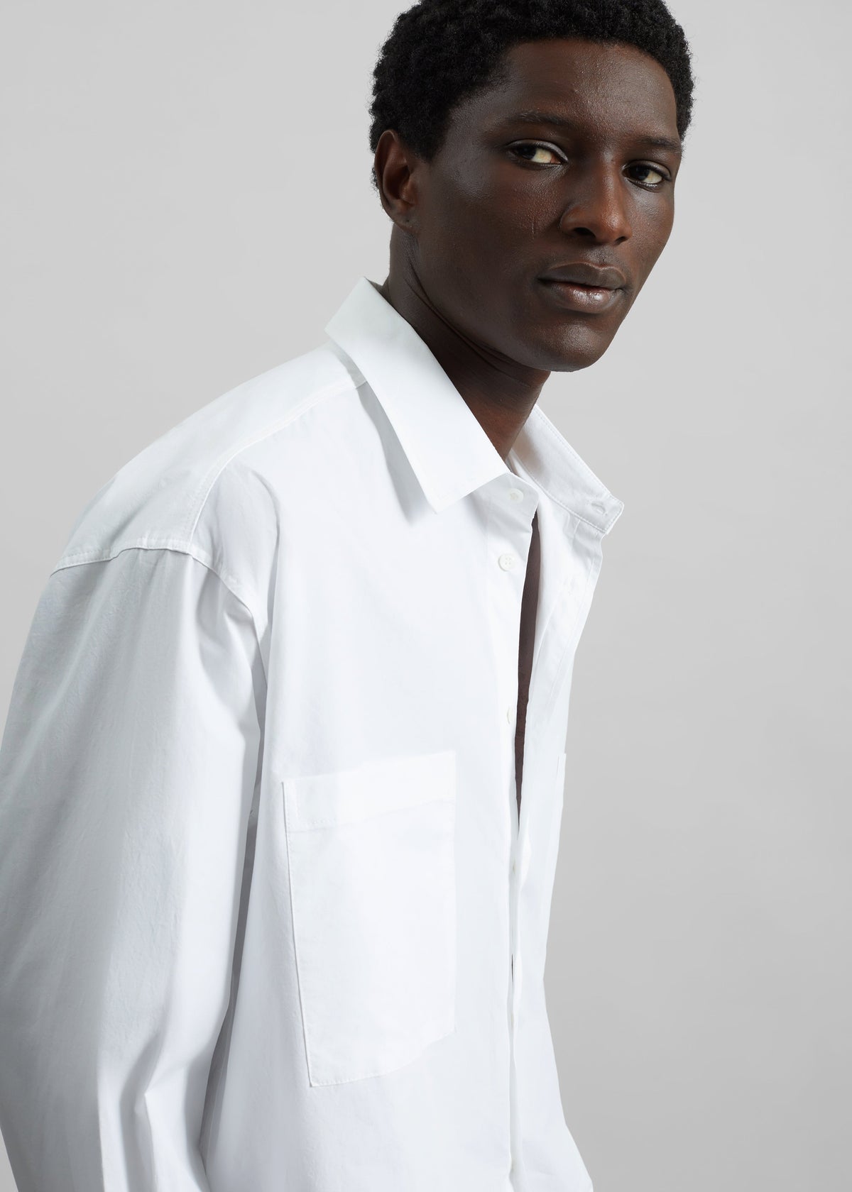 Gus Oversized Shirt - White – view 3 of 10