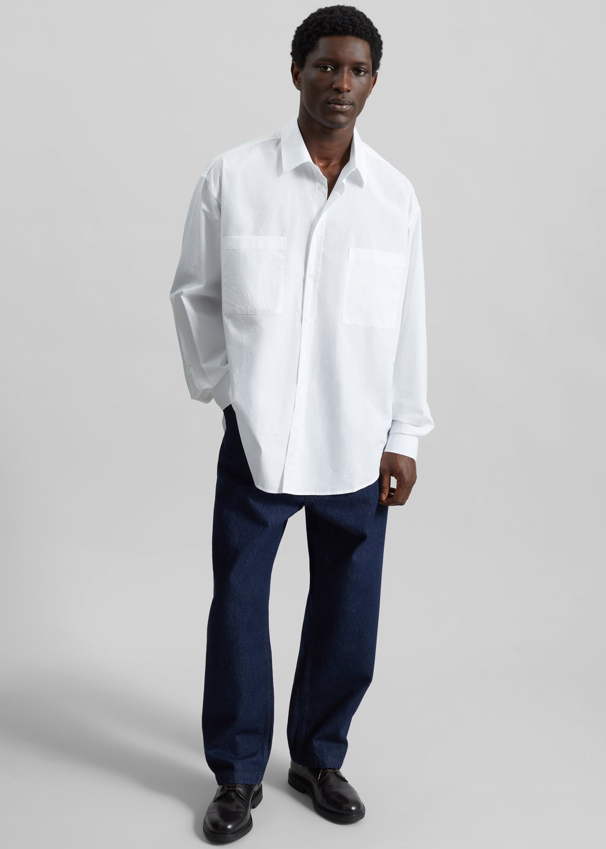 Gus Oversized Shirt - White – view 4 of 10