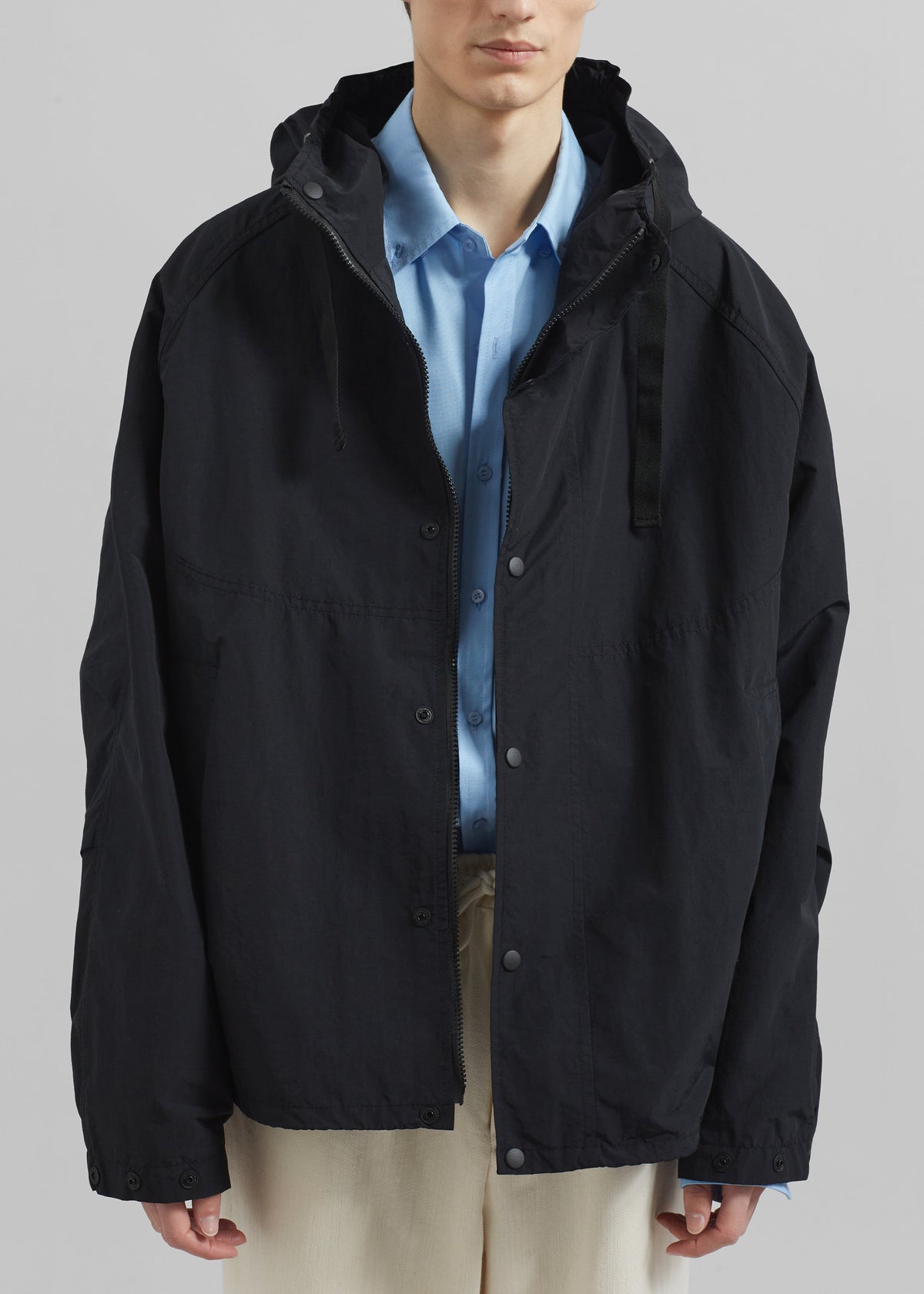 Haflong Hooded Jacket - Black – view 2 of 6