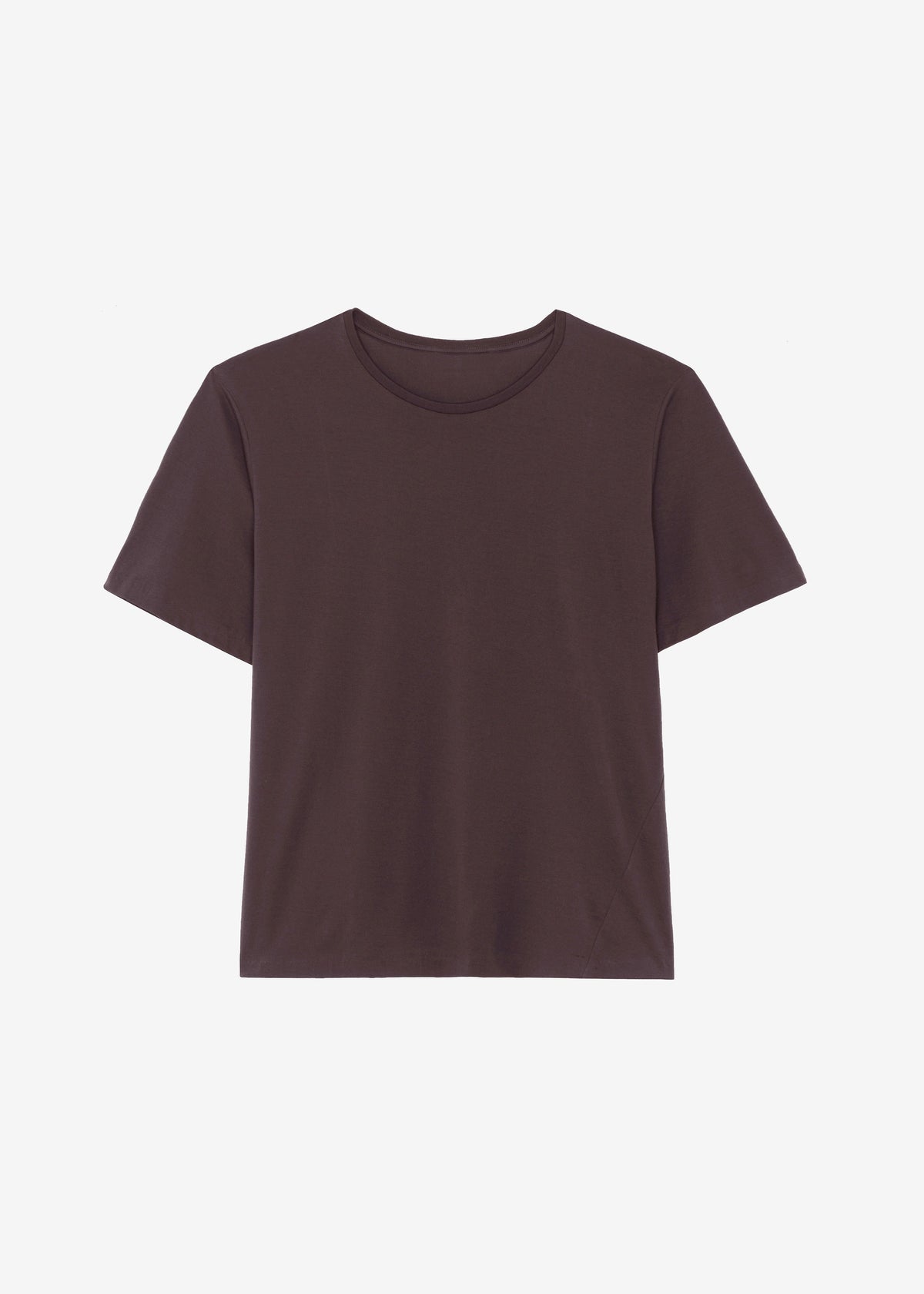 Harper Soft Organic T-Shirt - Dark Plum – view 9 of 9