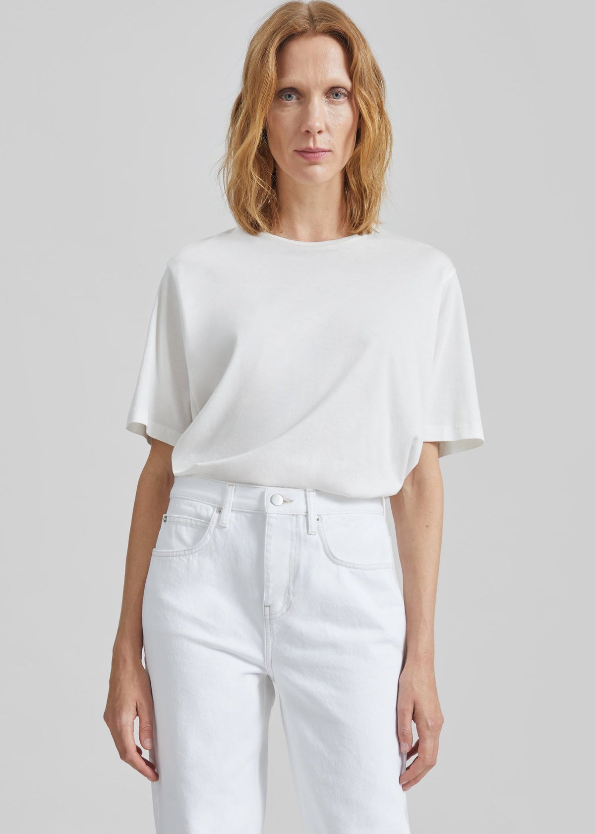 Harper Soft Organic T-Shirt - Off White – view 1 of 8