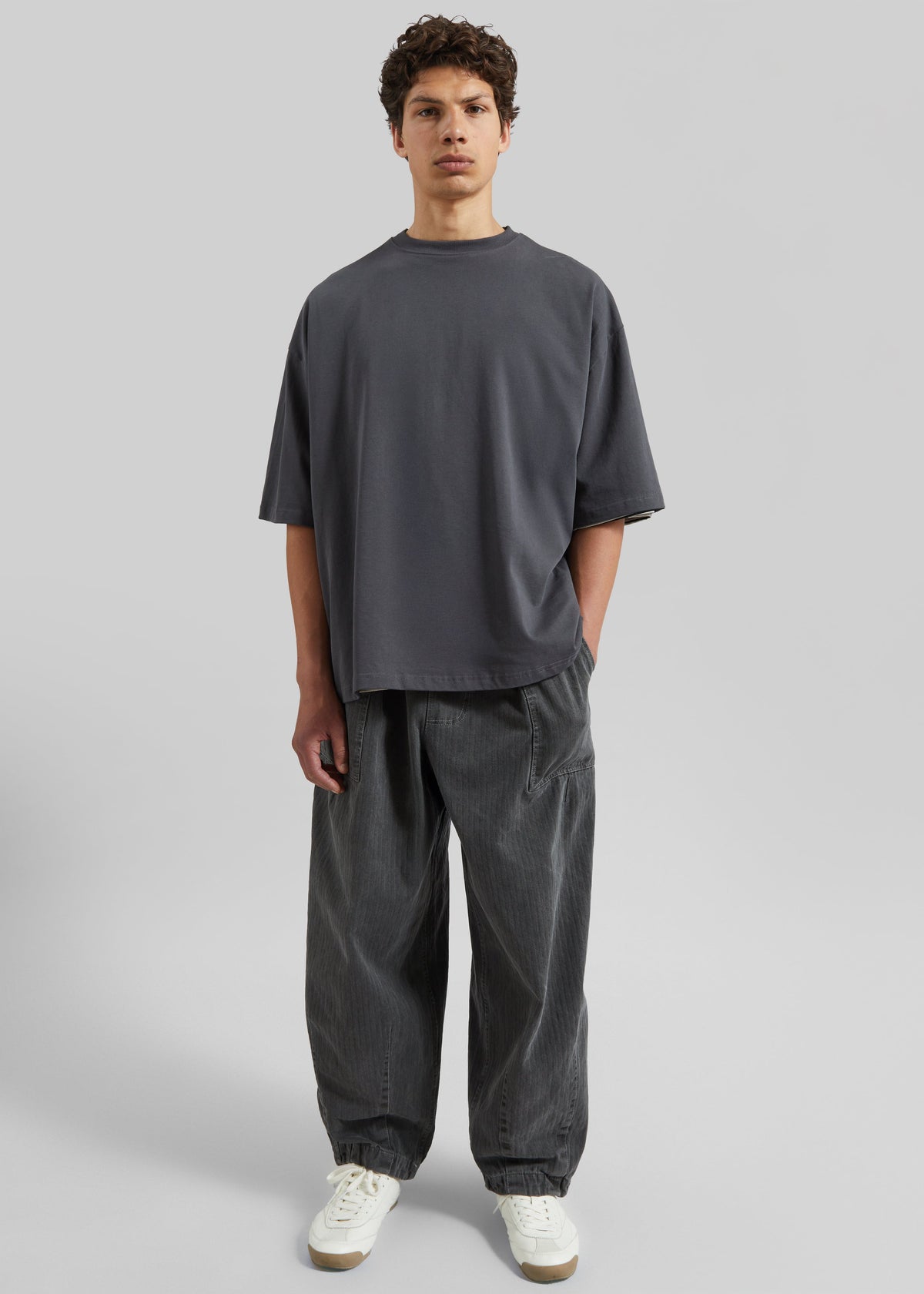 Harris Oversized T-Shirt - Slate Grey – view 2 of 7