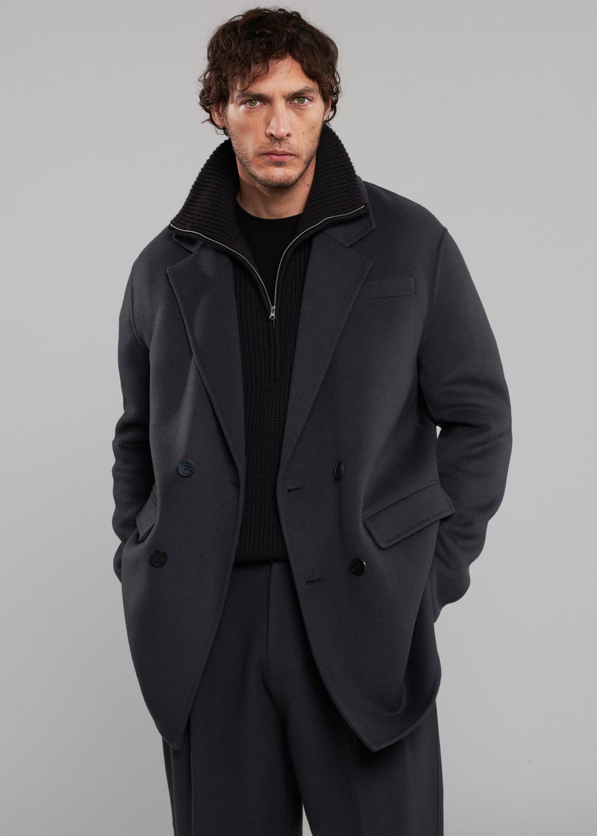 Harry Wool Blazer - Dark Grey – view 1 of 8