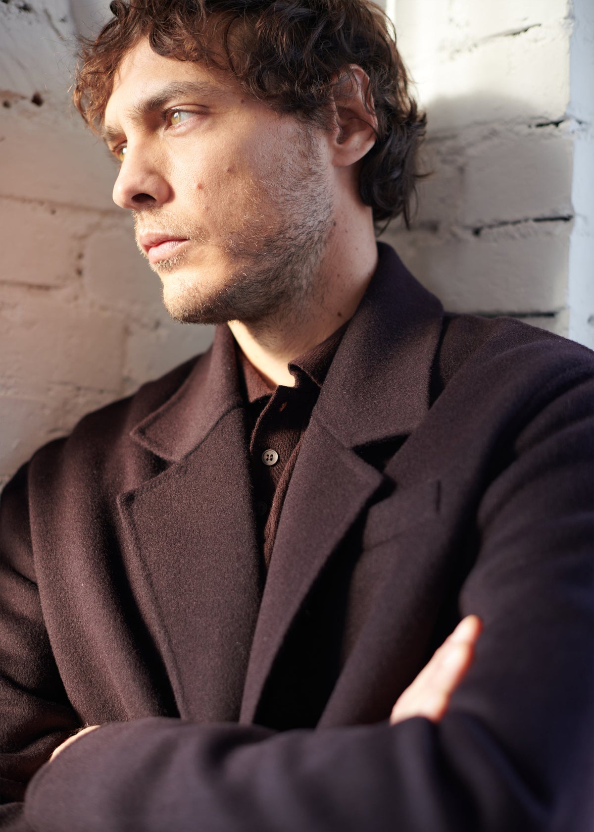 Harry Wool Blazer - Dark Plum – view 5 of 10