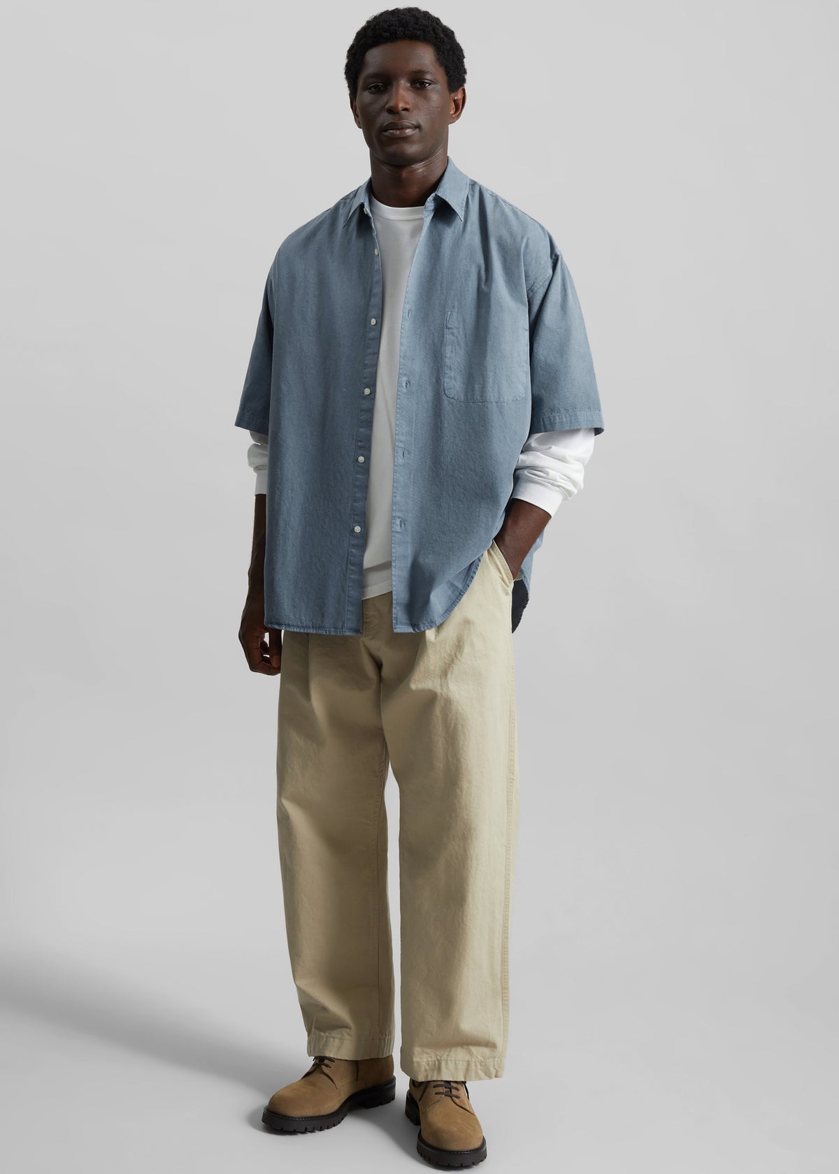 Havre Button Down Shirt - Blue – view 2 of 11