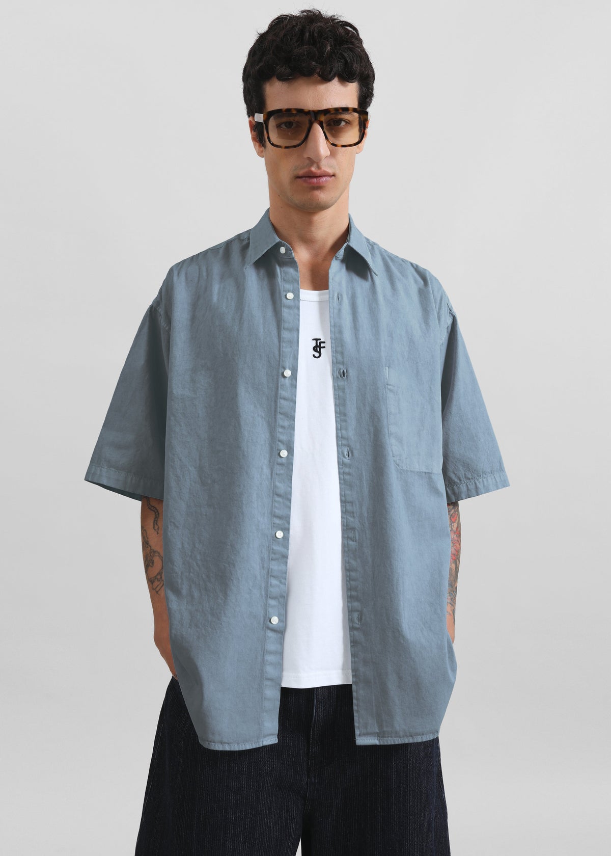 Havre Button Down Shirt - Blue – view 8 of 11