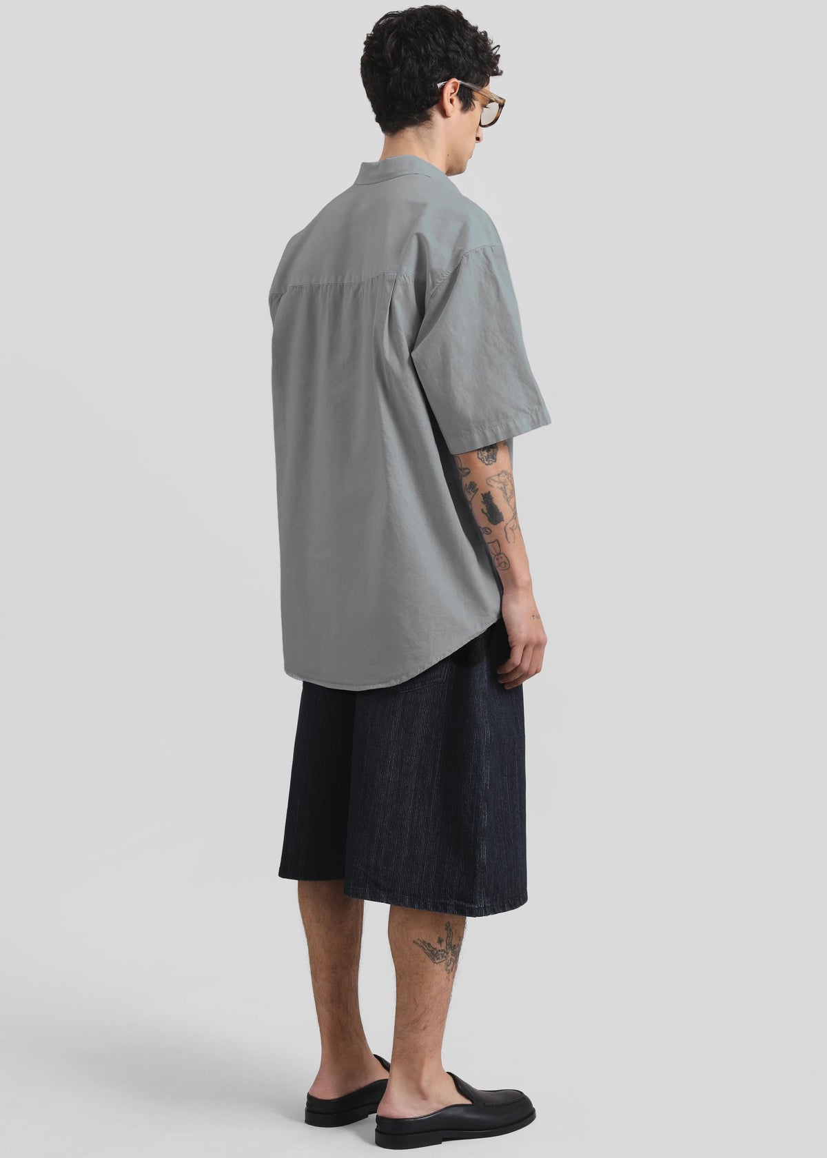 Havre Button Down Shirt - Light Grey – view 5 of 6