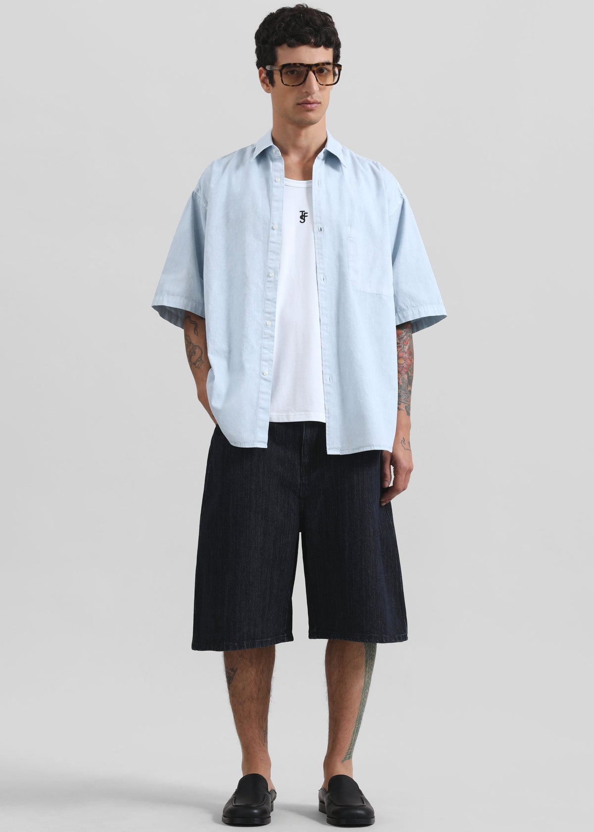 Havre Button Down Shirt - Pale Blue – view 3 of 7