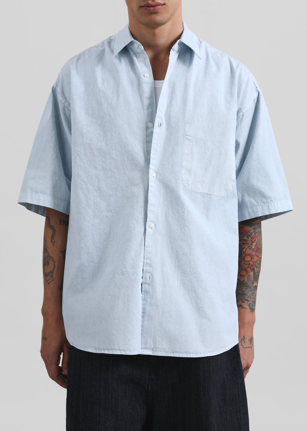 Havre Button Down Shirt - Pale Blue – view 4 of 7