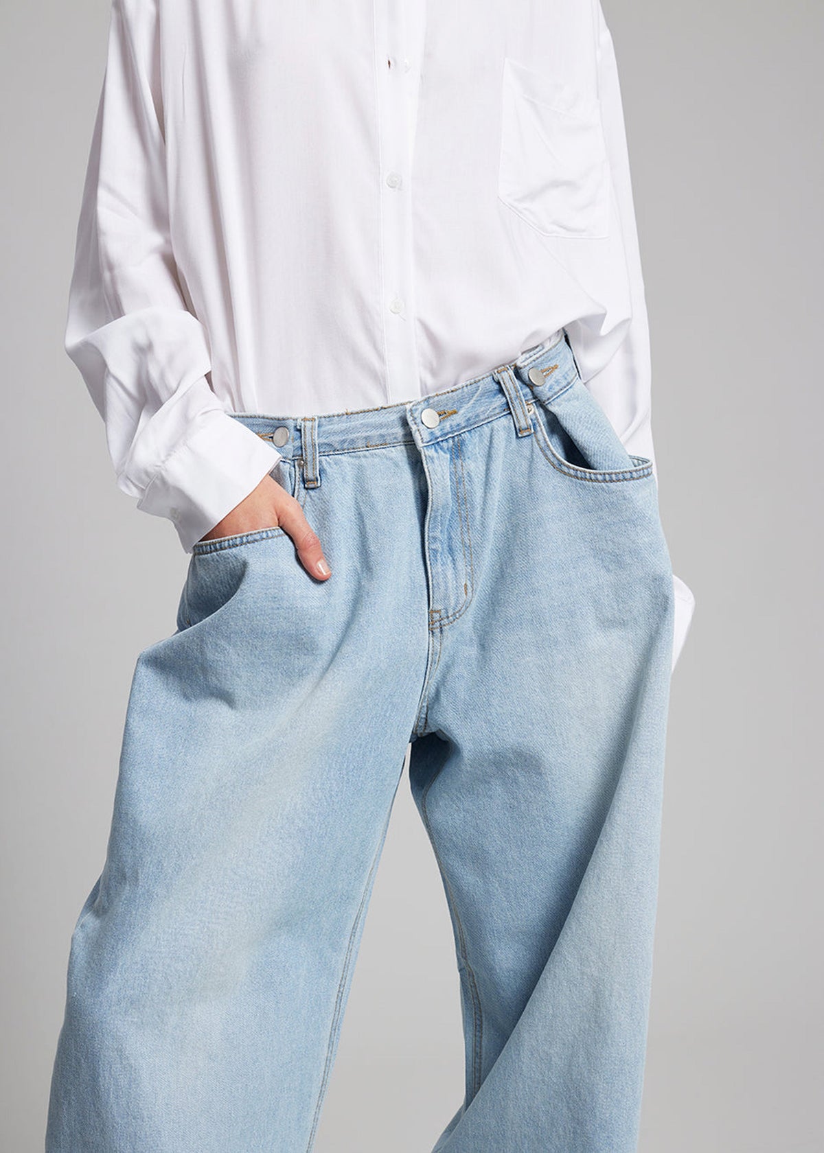 Hayla Denim Pants - Light Wash – view 2 of 10