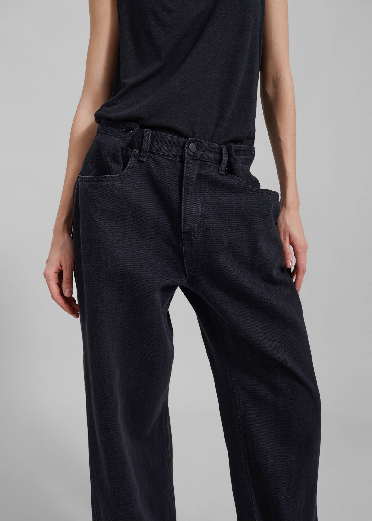 Hayla Denim Pants - Black Wash – view 9 of 10