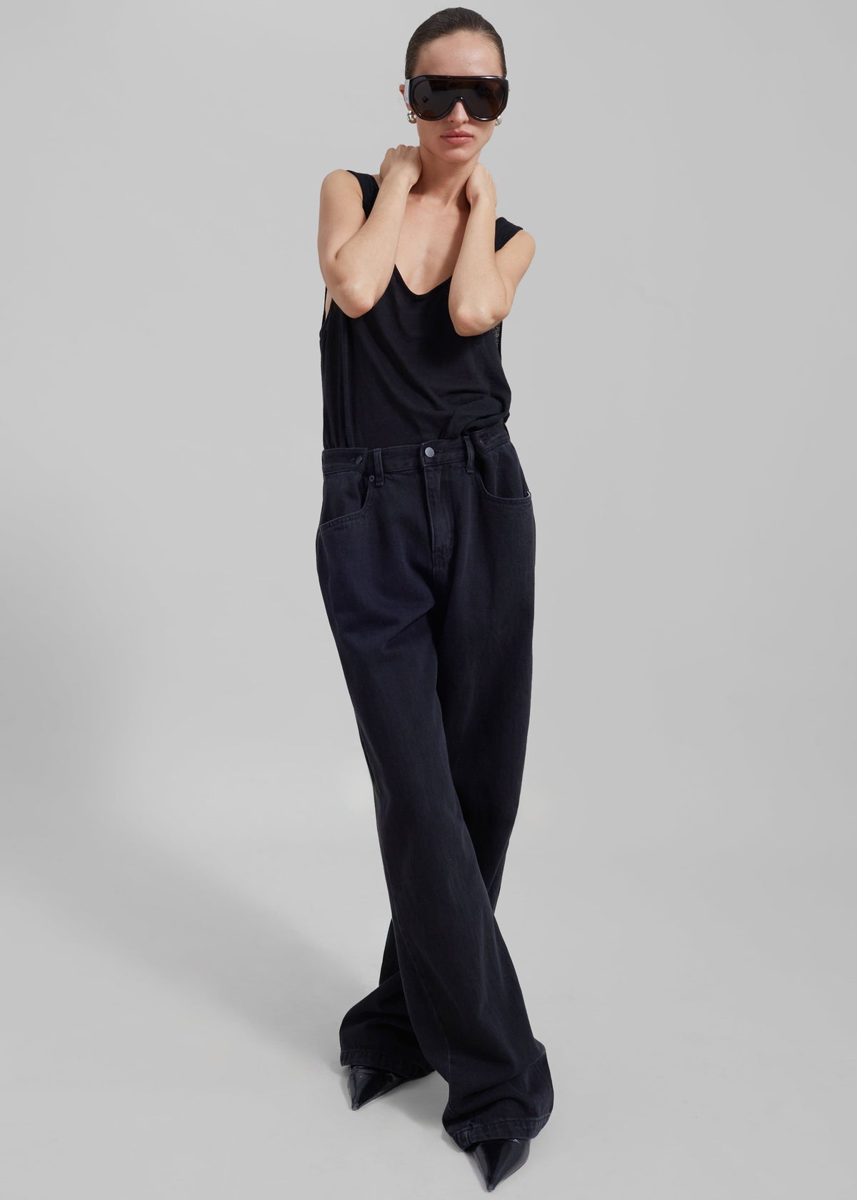 Hayla Denim Pants - Black Wash – view 4 of 10