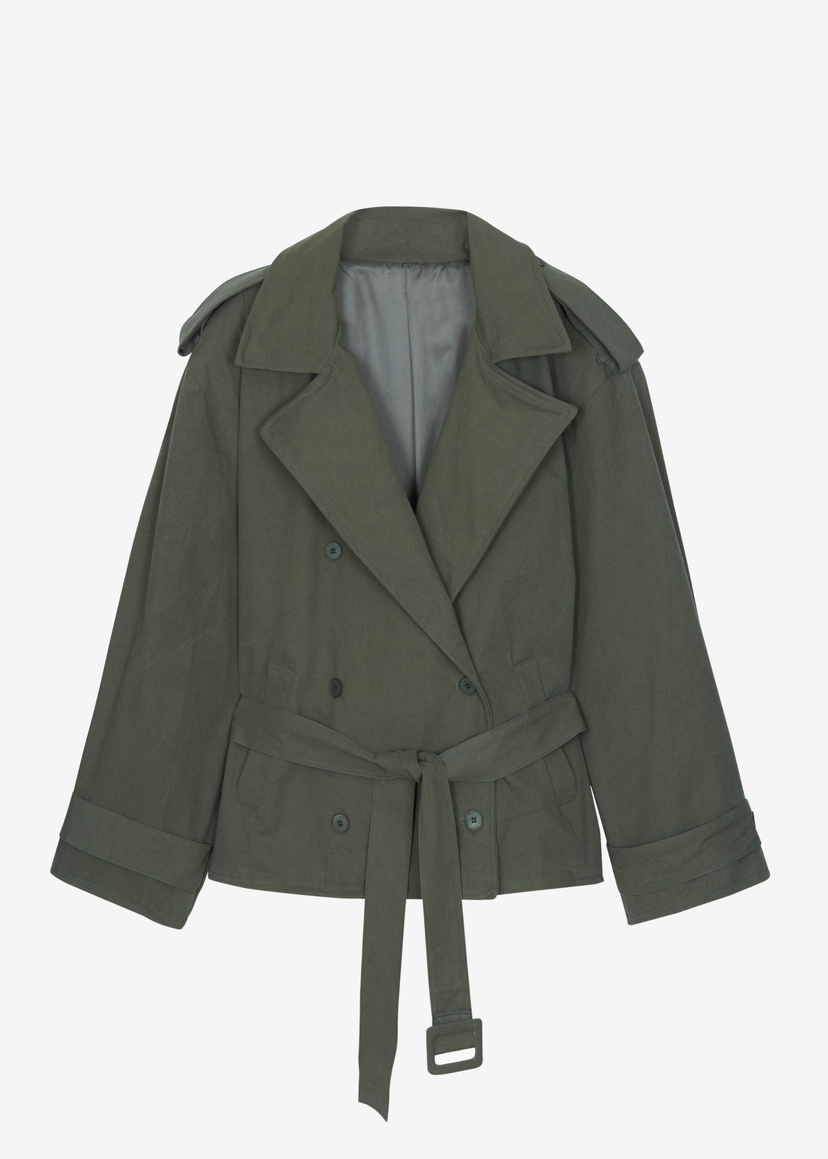 Hedley Wired Short Trench - Olive – view 12 of 12