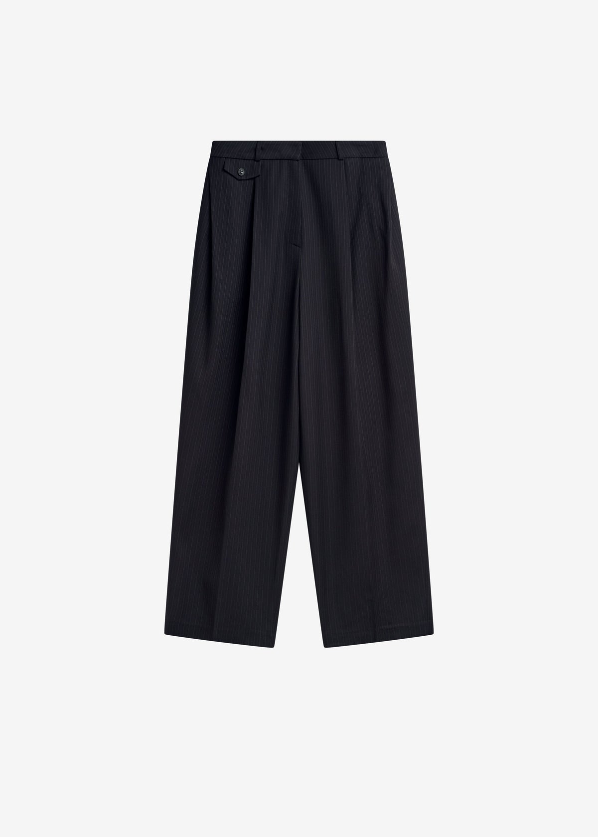 Helmond Pleated Trousers - Black Multi Stripe – view 9 of 9