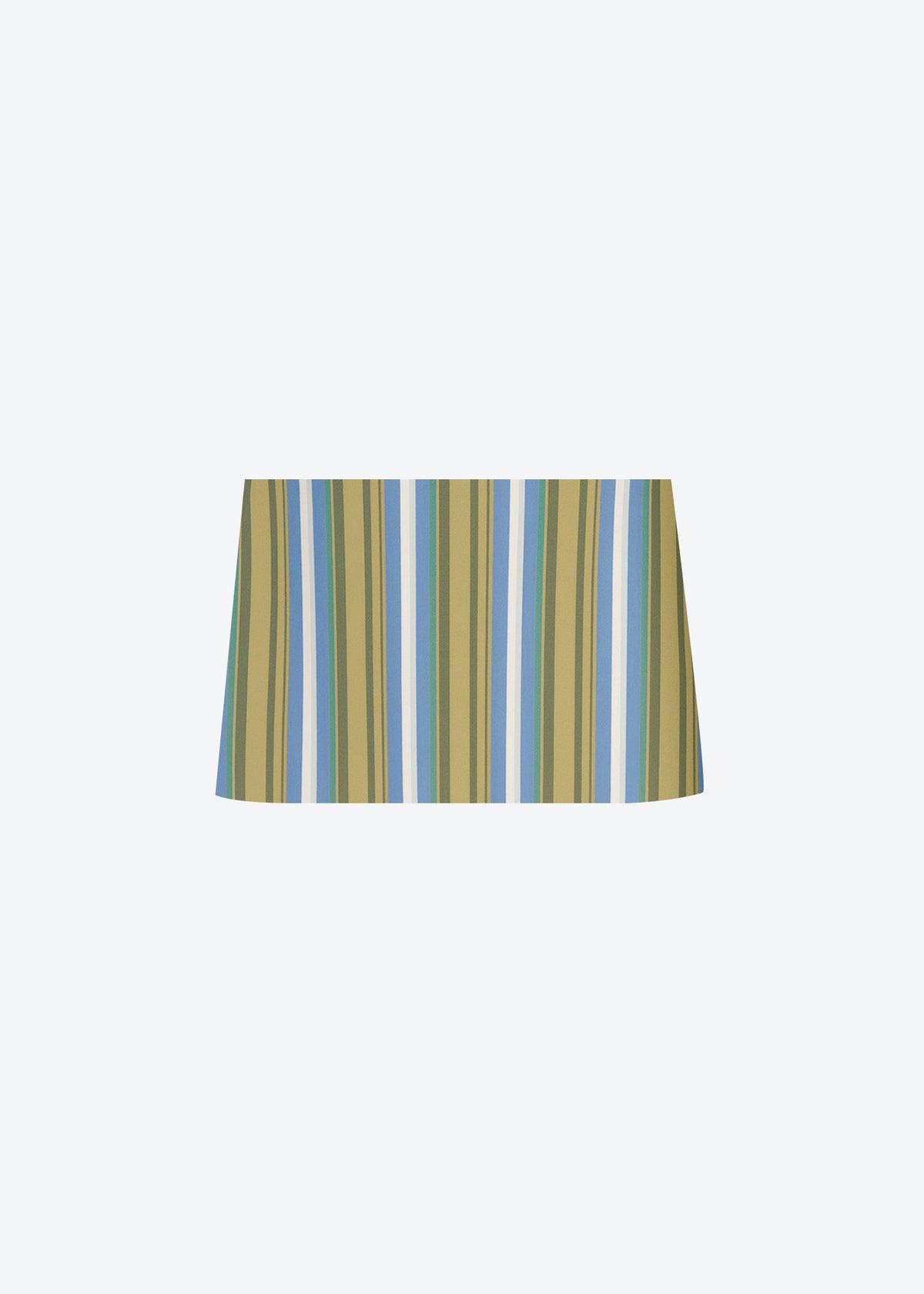 Hera Mini Skirt - Green Multi Stripe – view 9 of 9
