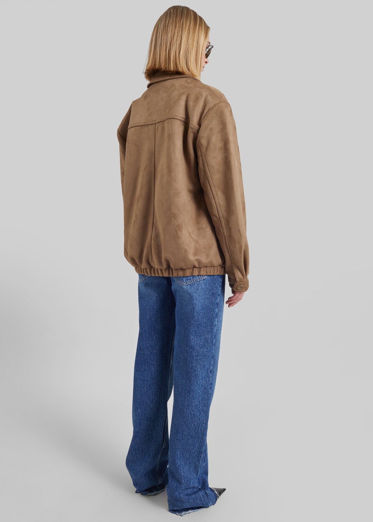 Hester Faux Suede Jacket - Camel – view 10 of 11